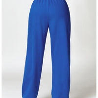 Blue Oversized Cotton Jogger Pants