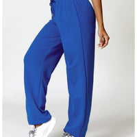 Blue Oversized Cotton Jogger Pants