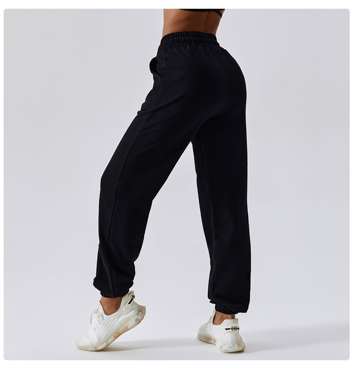 Black Loose Gym Sweatpants