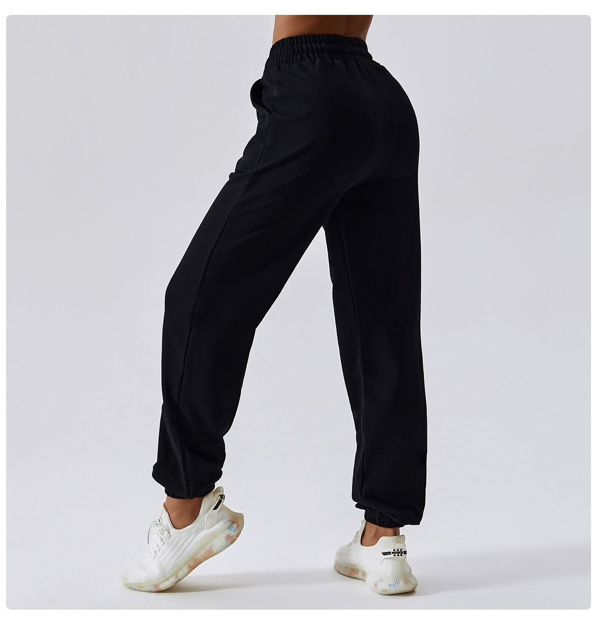 Black Loose Gym Sweatpants