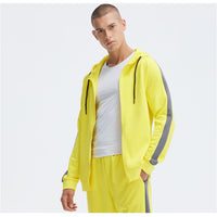 Yellow Hooded Sweat Tracksuit