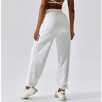 White Loose Gym Sweatpants