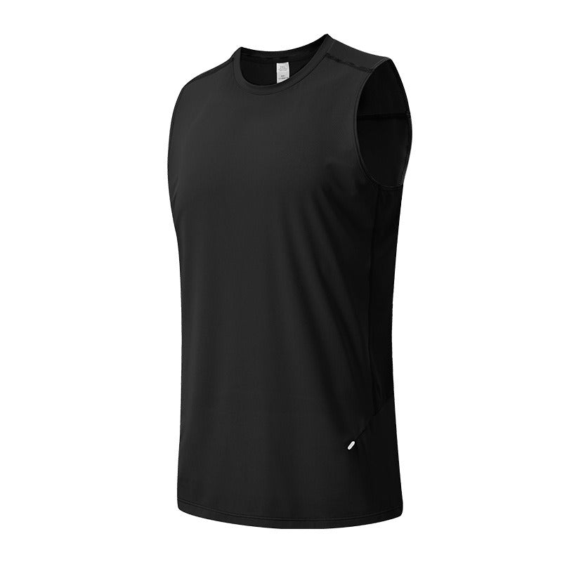 Black Sleeveless Sports Tank Top