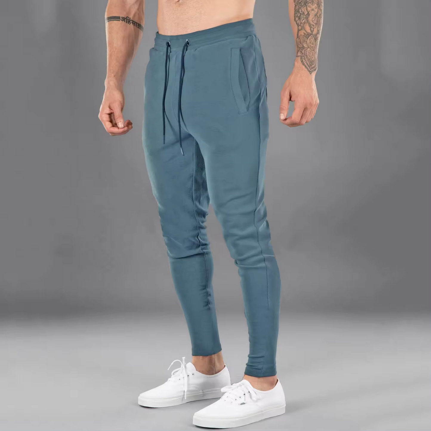 Men's High Waist Jogger Pants